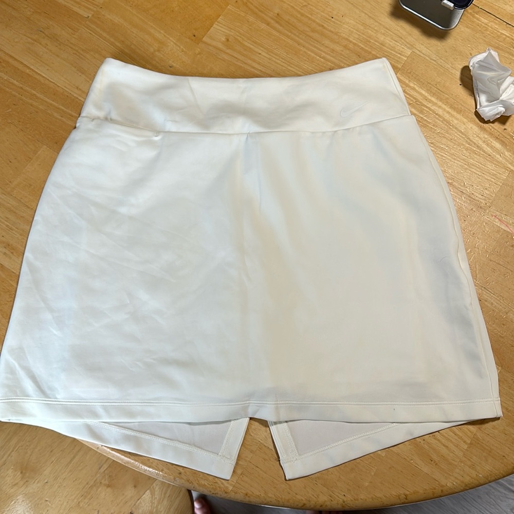 White Nike golf skirt
